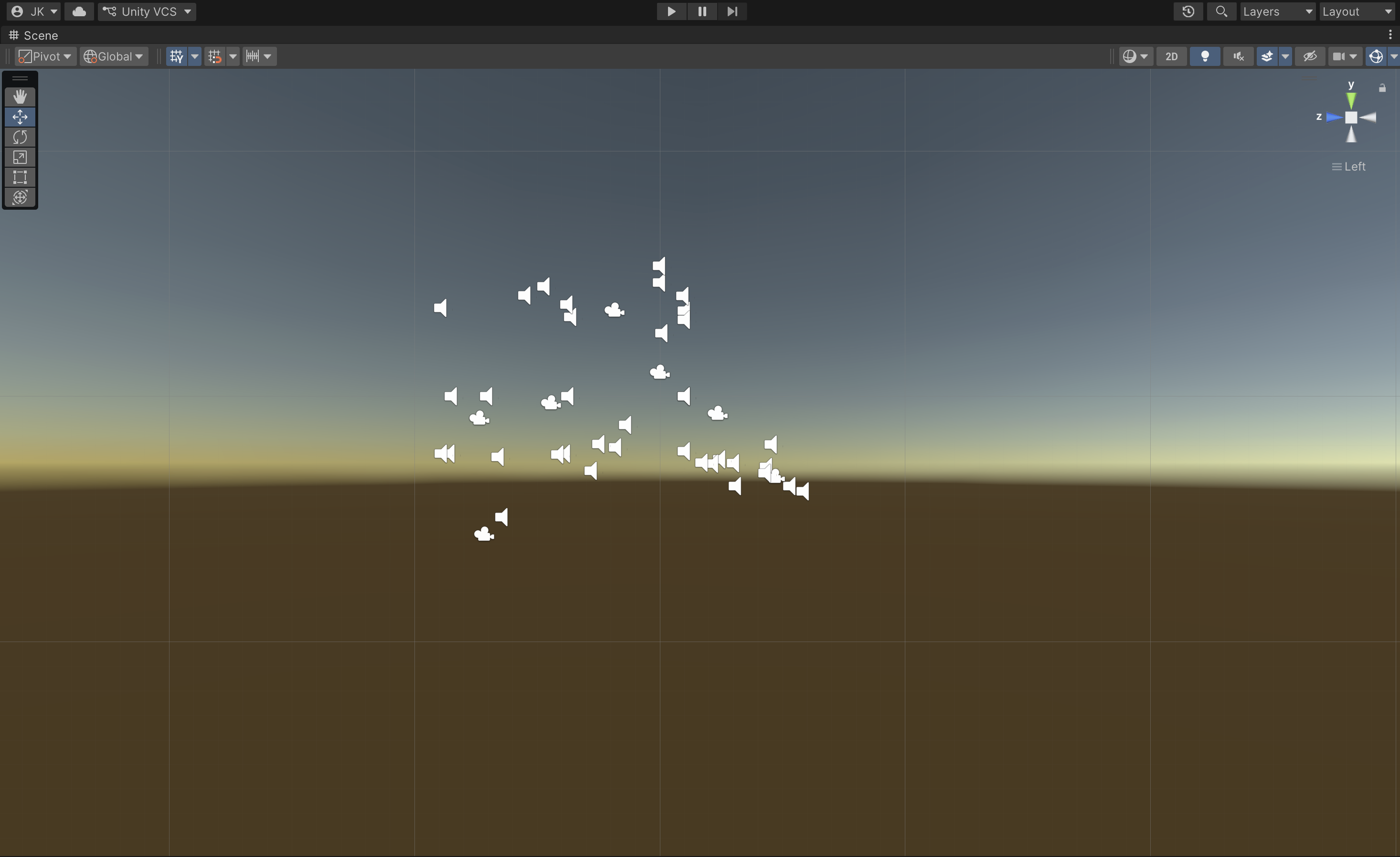 Unity上における音源の3D配置