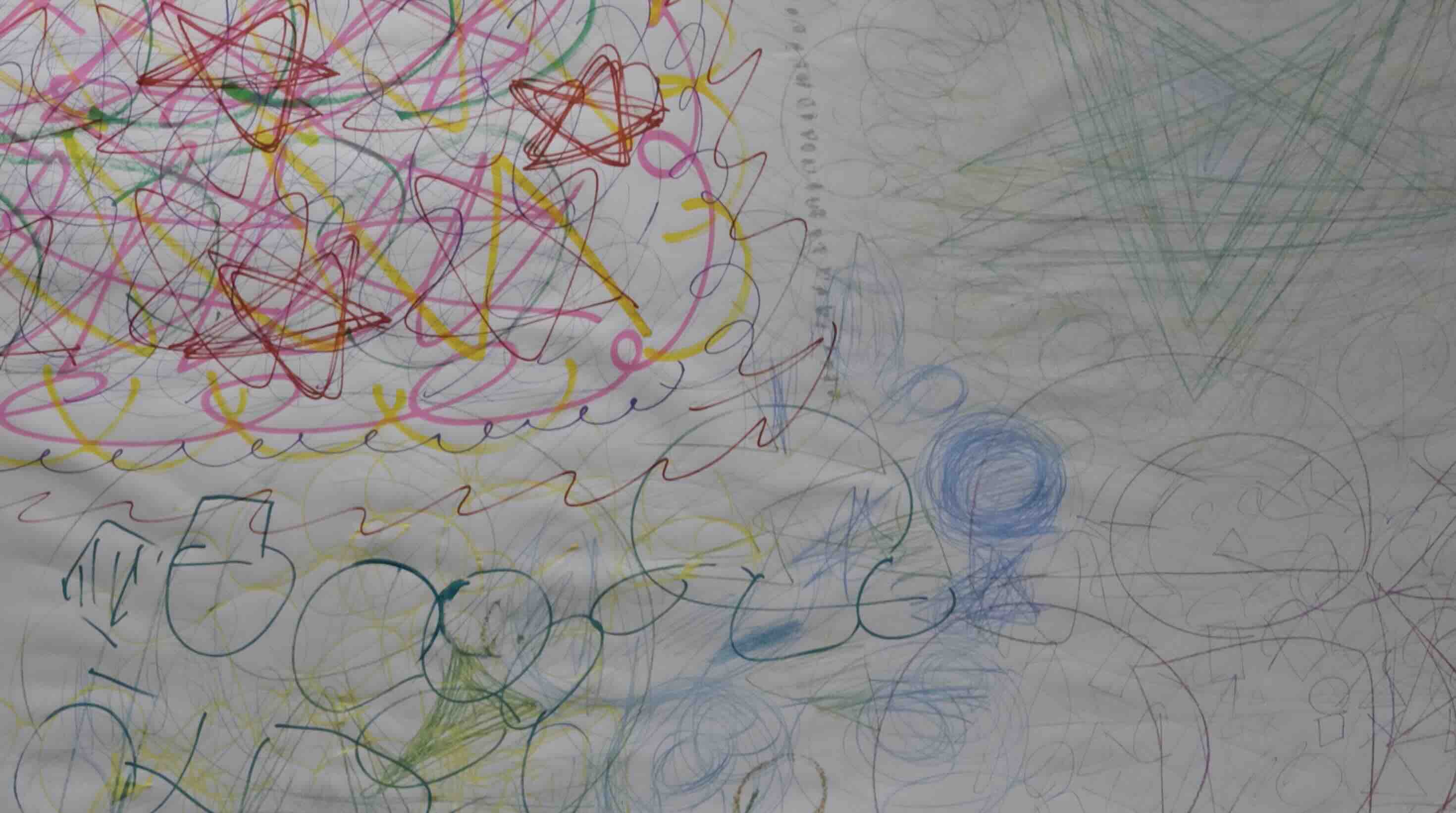 描かれた絵の展示風景